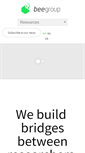 Mobile Screenshot of beegroup-cimne.com